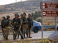 Около Ицхара израильтяне бросали камни в автомобили с палестинскими номерами