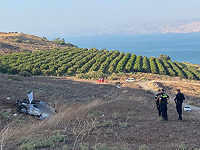 На севере Израиля в результате возгорания автомобиля погиб мужчина