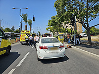 В Кирьят-Ате женщина попала под машину, пострадавшая в тяжелом состоянии