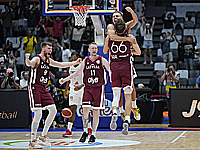 Чемпионат мира по баскетболу. Латвийцы победили французов