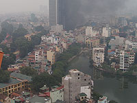 Пожар в жилом доме в Ханое, десятки погибших