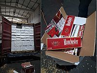 В порту Ашдод пресечена попытка контрабанды сигарет на 10 млн шекелей