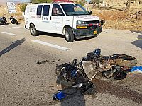 Около промзоны Маале-Эфраим насмерть разбился мотоциклист