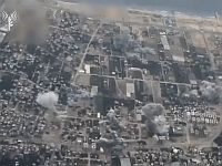 ВВС ЦАХАЛа нанесли серию ударов по району Аль-Фуркан в Газе. Видео