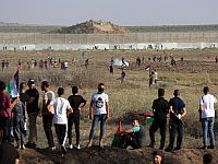 На границе с Газой произошли беспорядки, израильские военные открыли снайперский огонь