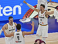 Четвертьфинал чемпионата мира по баскетболу. Немцы победили сборную Латвии
