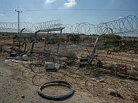 Обстрел поселка Суфа, около границы Газы