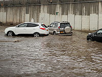 90-е шоссе перекрыто в районе Эйн-Геди из-за затопления дорожного полотна