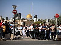 Wafa: в пятничной молитве около мечети Аль-Акса в Иерусалиме участвовали  только 4000 мусульман