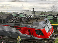 В Рязанской области из-за "вмешательства посторонних лиц" сошли с рельсов 19 вагонов грузового поезда