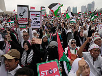 Миллион человек собрались в Джакарте на антиизраильскую демонстрацию