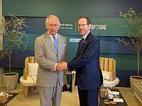 Также президент Израиля встретился в Дубае с королем Великобритании Карлом III