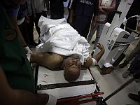 Уаэль Дахдух после ранения. Больница "Насер", сектор Газы, 15 декабря 2023 года