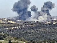 ЦАХАЛ вновь атаковал "Хизбаллу" в южном Ливане. Видео
