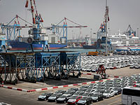 Ашдодский порт оштрафован на 9 млн шекелей за сговор с импортерами автомобилей


