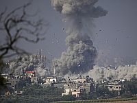 Удар ЦАХАЛа по цели в Газе (иллюстрация)