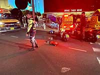 Возле театра "Габима" в Тель-Авиве мотоциклист сбил пешехода