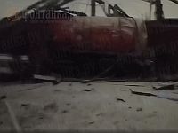 БПЛА, подбитый ЗРК С-400, упал на завод "Невский мазут" в Санкт-Петербурге
