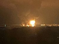 Атака российских дронов против Украины: пожар в Харькове
