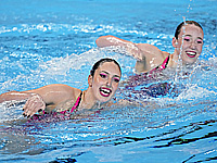 Синхронное плавание. Израильский дуэт завоевал право выступить на олимпиаде