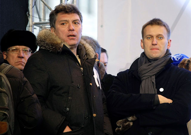 С Борисом Немцовым, 2011 год