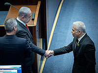 Нетаниягу и Лапид встречаются в Кнессете после голосования о палестинском государстве