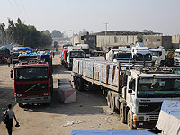 245 грузовиков с гуманитарной помощью проследовали в сектор Газы через КПП "Керем Шалом" и "Ницна"