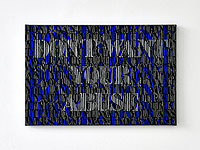 Don't want your abuse- No. I, 2007-2011, acrylic on canvas, 40x60 cm