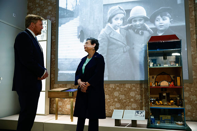 Король Нидерландов Виллем-Александр на церемонии открытия Музея Холокоста