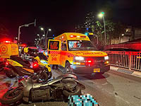 В Рамат-Гане мотоциклист сбил пешехода, пострадавший в критическом состоянии