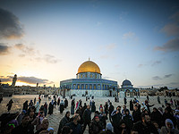 20 тысяч мусульман приняли участие в молитве в мечети Аль-Акса в Иерусалиме
