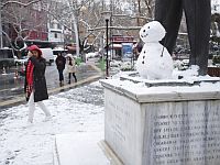 В Анкаре выпал снег