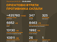 Генштаб ВСУ опубликовал данные о потерях армии РФ на 759-й день войны