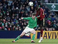 Сборные Ирландии и Бельгии сыграли вничью 0:0