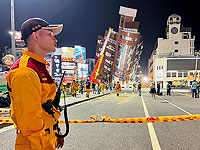 Последствия сильного землетрясения на Тайване. Фоторепортаж
