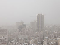 Пыльная пелена в Израиле. Фоторепортаж