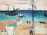 Сто лет спустя картина Реувена Рубена "Пляж в Тель-Авиве" вернулась домой