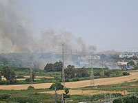 В районе Петах-Тиквы возник сильный пожар