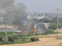 В районе Петах-Тиквы возник сильный пожар