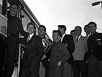 "Тоттенхэм". Сентябрь 1961 года. Терри Медуин - предпоследний справа