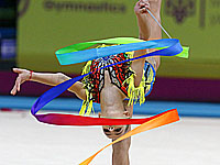 Художественная гимнастика. Этап Кубка Европы в Баку. Дарья Атаманов завоевала бронзовую медаль