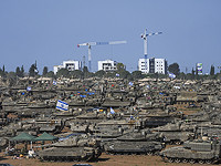 Бронетехника ЦАХАЛа на границе с сектором Газы. 8 мая 2024