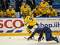 Чемпионат мира по хоккею. Шведы разгромили сборную США