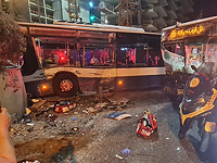 ДТП с участием двух автобусов в Тель-Авиве, не менее 10 пострадавших