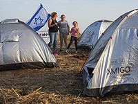 Жители Верхней Галилеи основали "лагерь для перемещенных лиц"