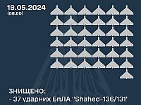 ВСУ: перехвачены 37 из 37 российских "шахедов", выпущенных ночью
