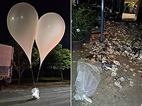 Северная Корея отправила на юг сотни воздушных шариков с мусором и фекалиями