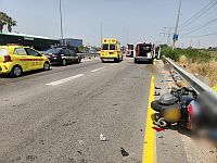 ДТП на 5-й трассе, тяжело травмирован мотоциклист

