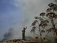В сообщении ЦАХАЛа отмечается, что в результате пожаров, возникших после обстрелов из Ливана на территории Израиля причинен ущерб