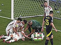 Евро 2024.  Футболист сборной Венгрии потерял сознание. Он получил тяжелые травмы